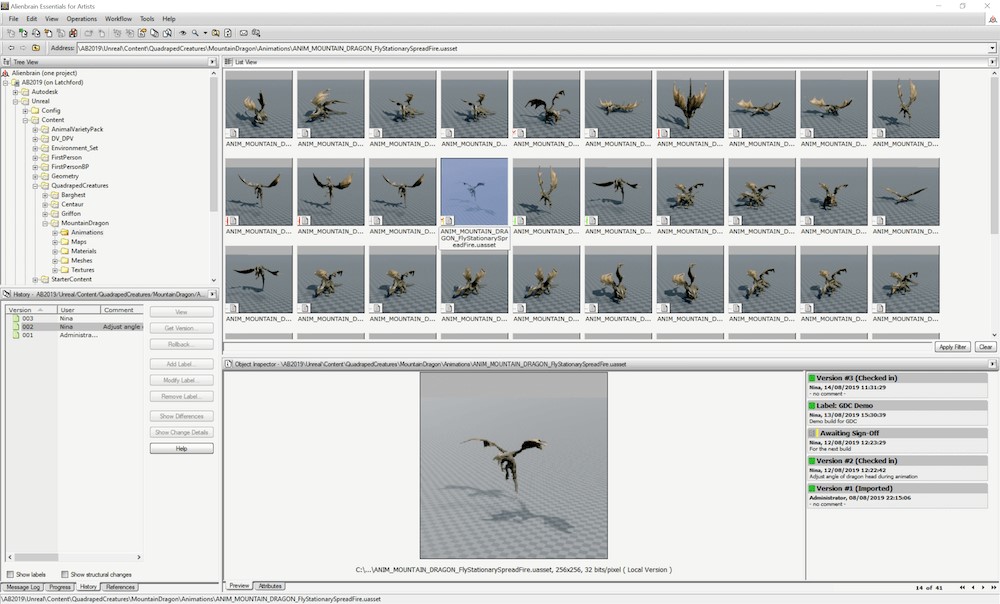 Control de versiones para lo irreal