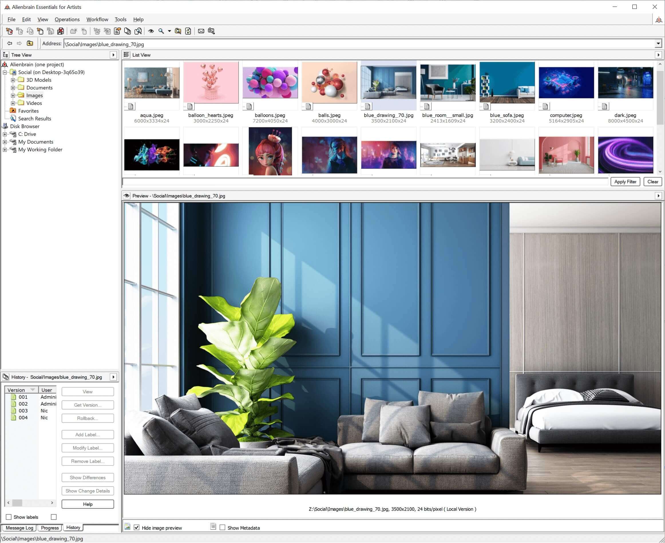Alienbrain Navegador de control de versiones